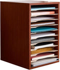 Safco Vertical Literature Organizer, 11 Compartments - Desk Mail