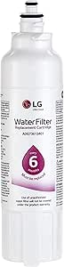 LG LT800P 6 Month Refrigerator Water Filter - Cleaner Tasting Water