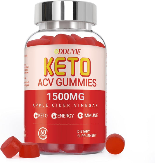 Apple Cider Vinegar Gummies 1500MG | Vegan Keto Supplement