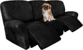 Recliner Couch Cover Leather Look Slipcover for 3 Cushion Recliner