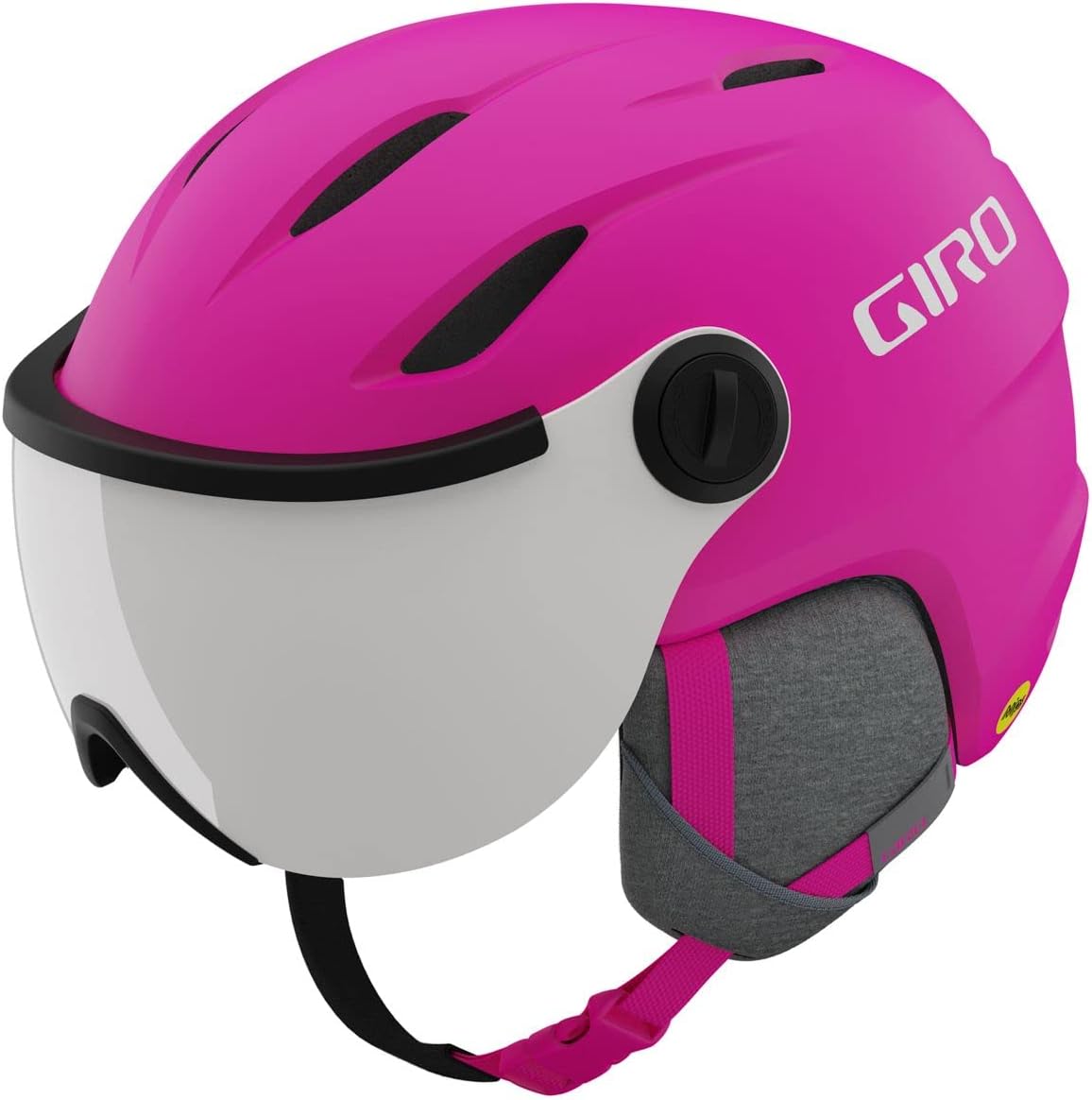 Giro Buzz MIPS Kids Ski Helmet with Integrated Goggle Shield