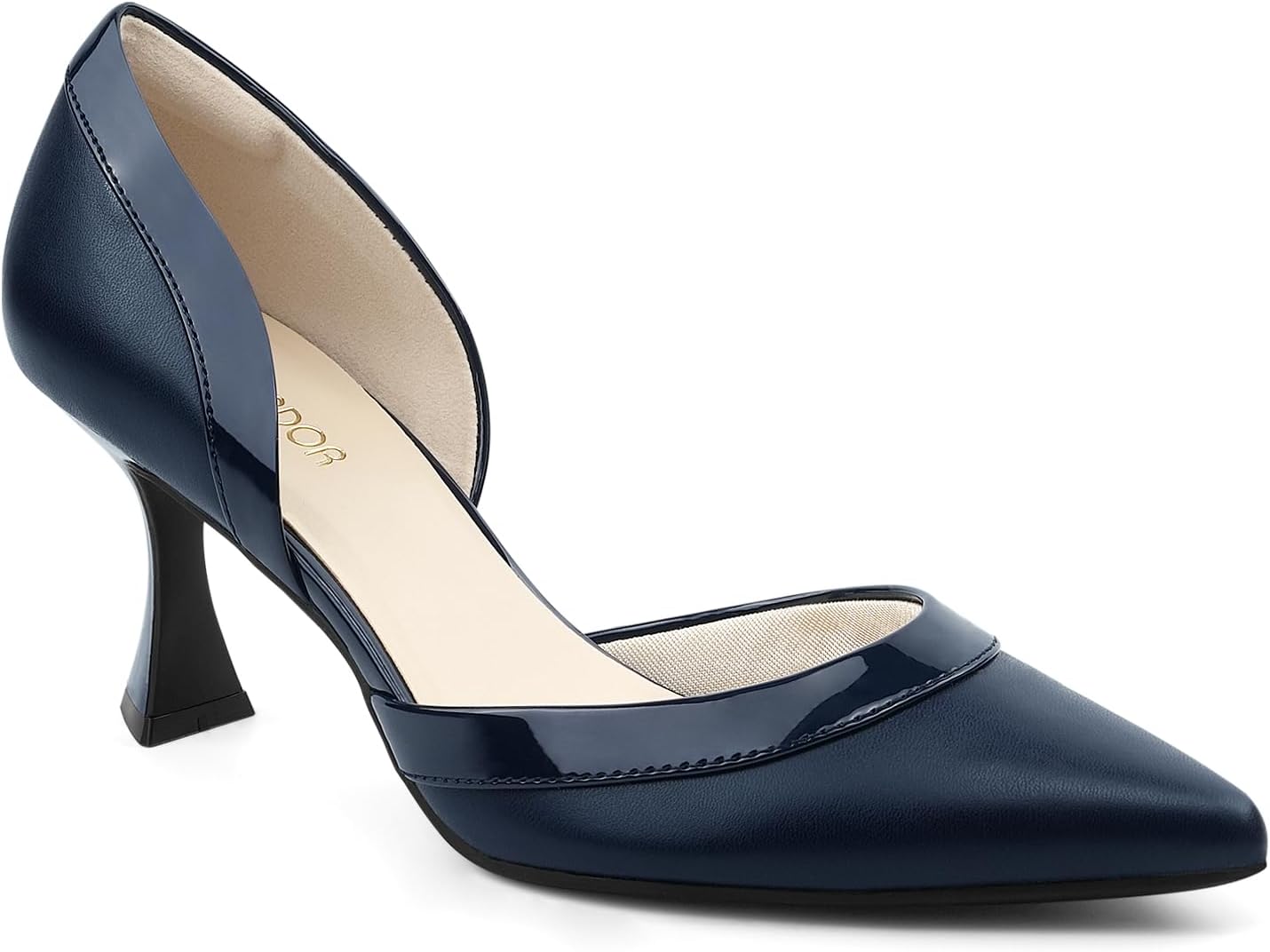 JENN ARDOR Women's Pumps Low Heels for Comfortable Style