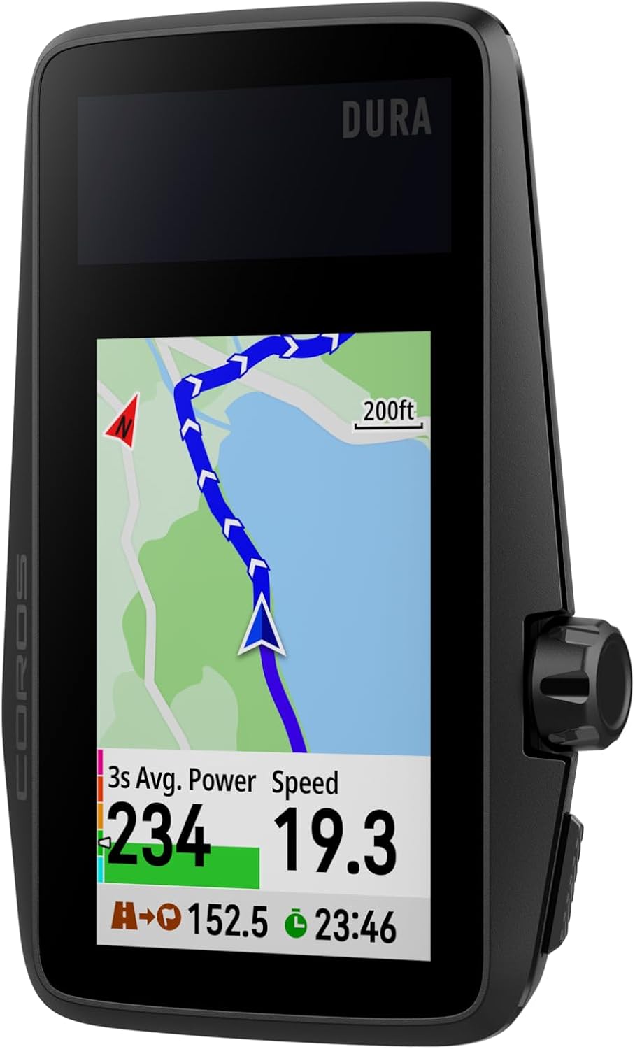 COROS DURA Solar GPS Bike Computer with 120-Hour Battery Life