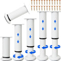 Adjustable Furniture Legs 6 PCS 4.72-7.48 in - Heavy Duty Replacement