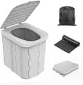 Portable Camping Toilet for Adults - Extra Large Folding Porta Potty