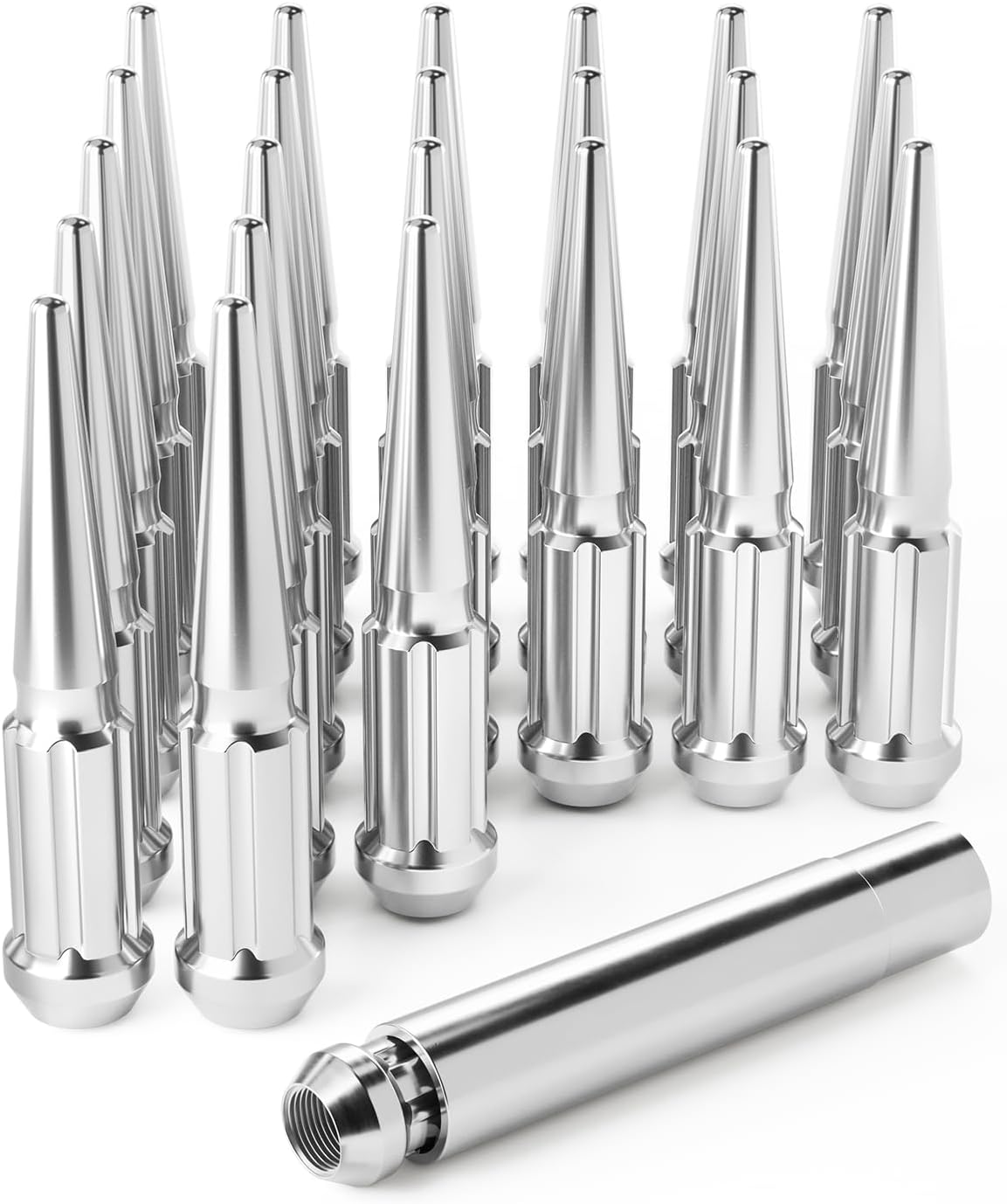 Orion Motor Tech 14x1.5 Lug Nuts for Chevy Ram Ford GMC