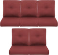 Outdoor Glider Rocking Chair Cushions Set of 5 for Comfort