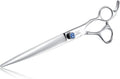 JASON 8in Straight Dog Grooming Scissors - Comfortable Offset Handle