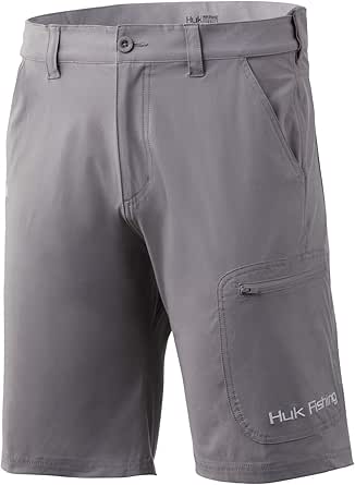 HUK Men's Next Level Quick-Drying Fishing Shorts for Comfort