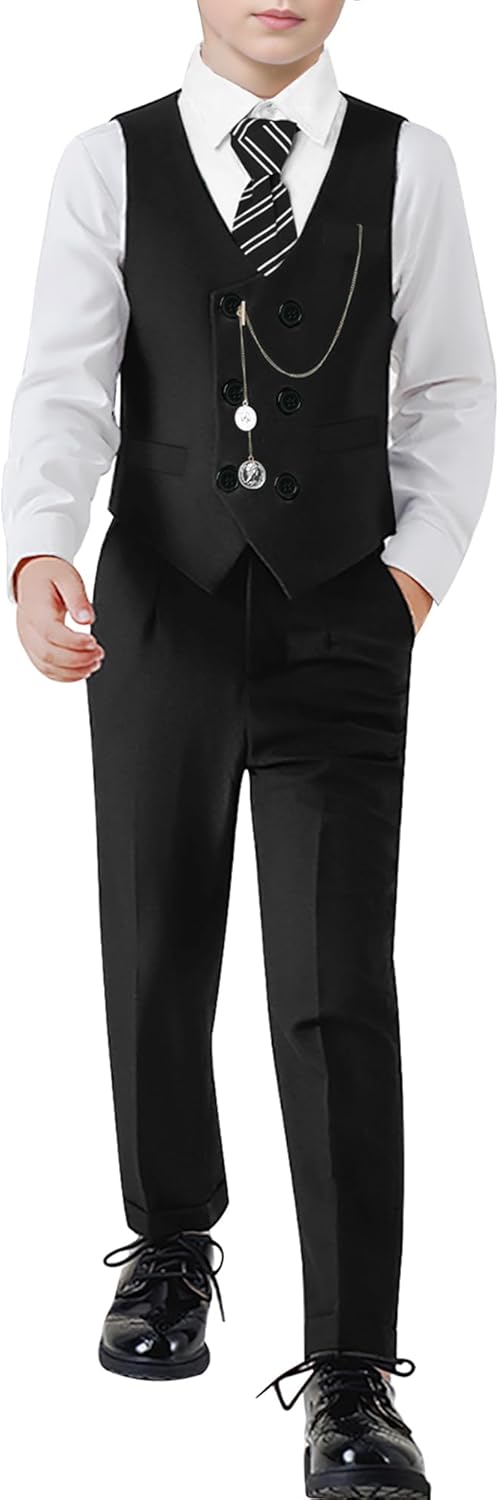 Stylish Boys Suit Formal Dress Clothes for Weddings and Events