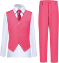 Boys Vest Set Formal Dress Suits Wedding Outfit Dresswear - Smart