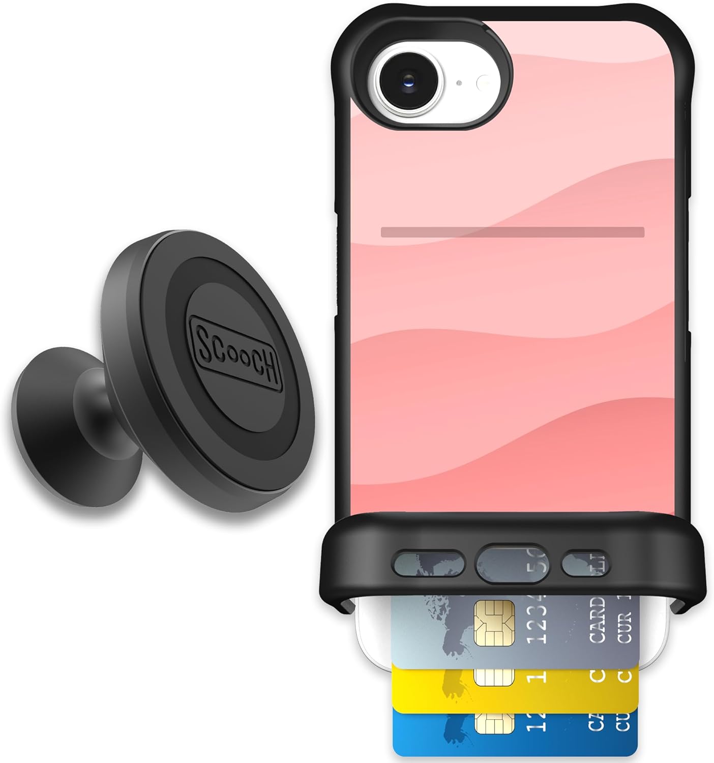 Scooch Wingmate Wallet Case for iPhone 16e with Card Holder