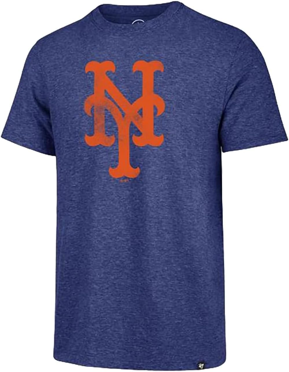 MLB Men's Team Color Distressed Imprint Logo T-Shirt for Fans
