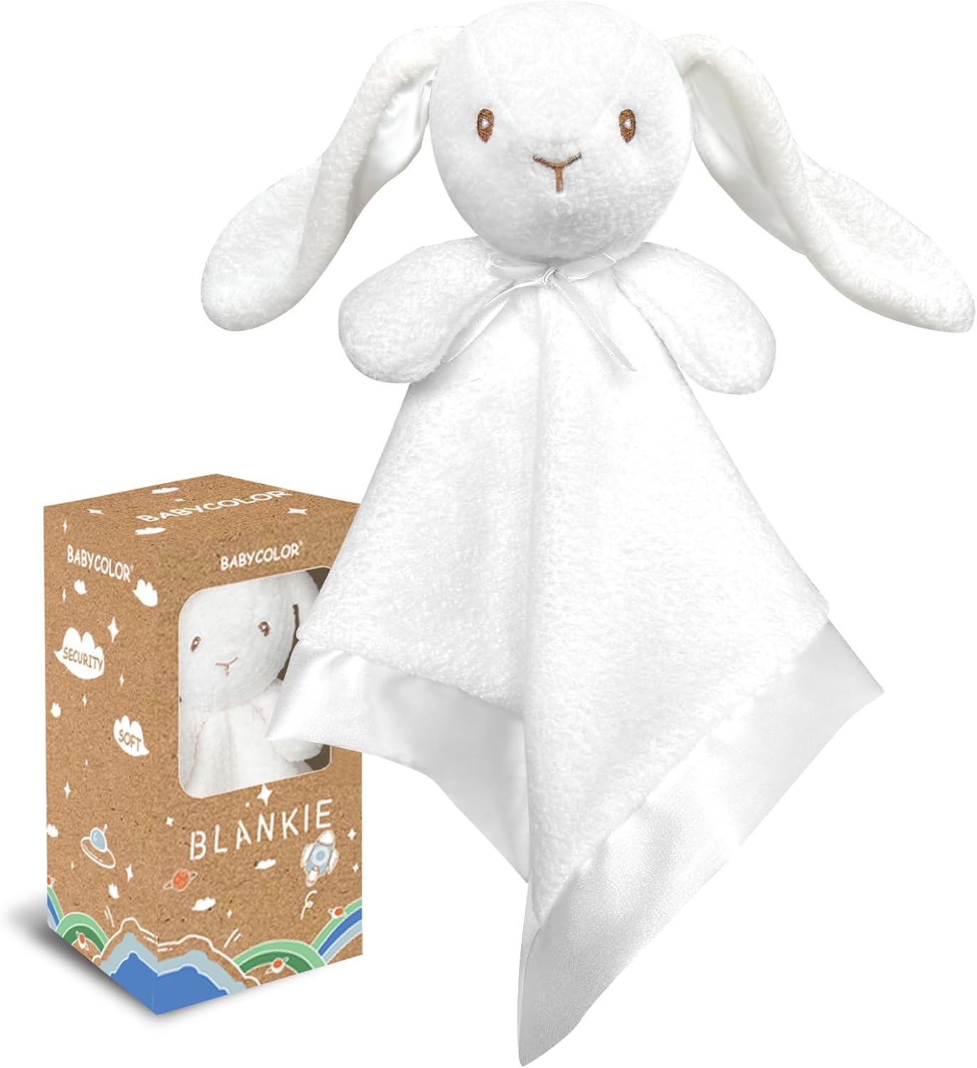 Soft Bunny Baby Lovey Blanket - Perfect Baby Gift!