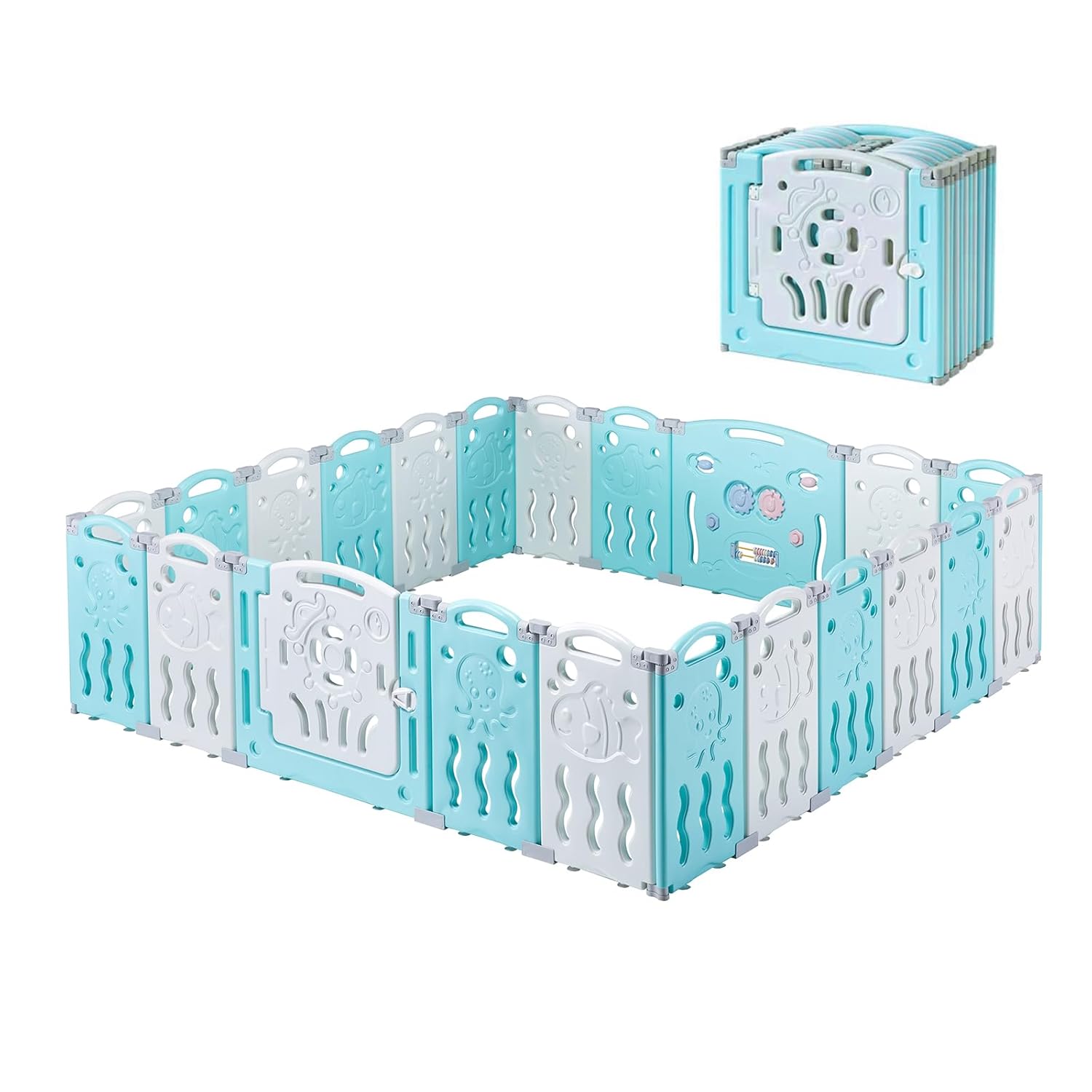 Albott 22 Panels Kids Safety Play Center for Indoor or Outdoor