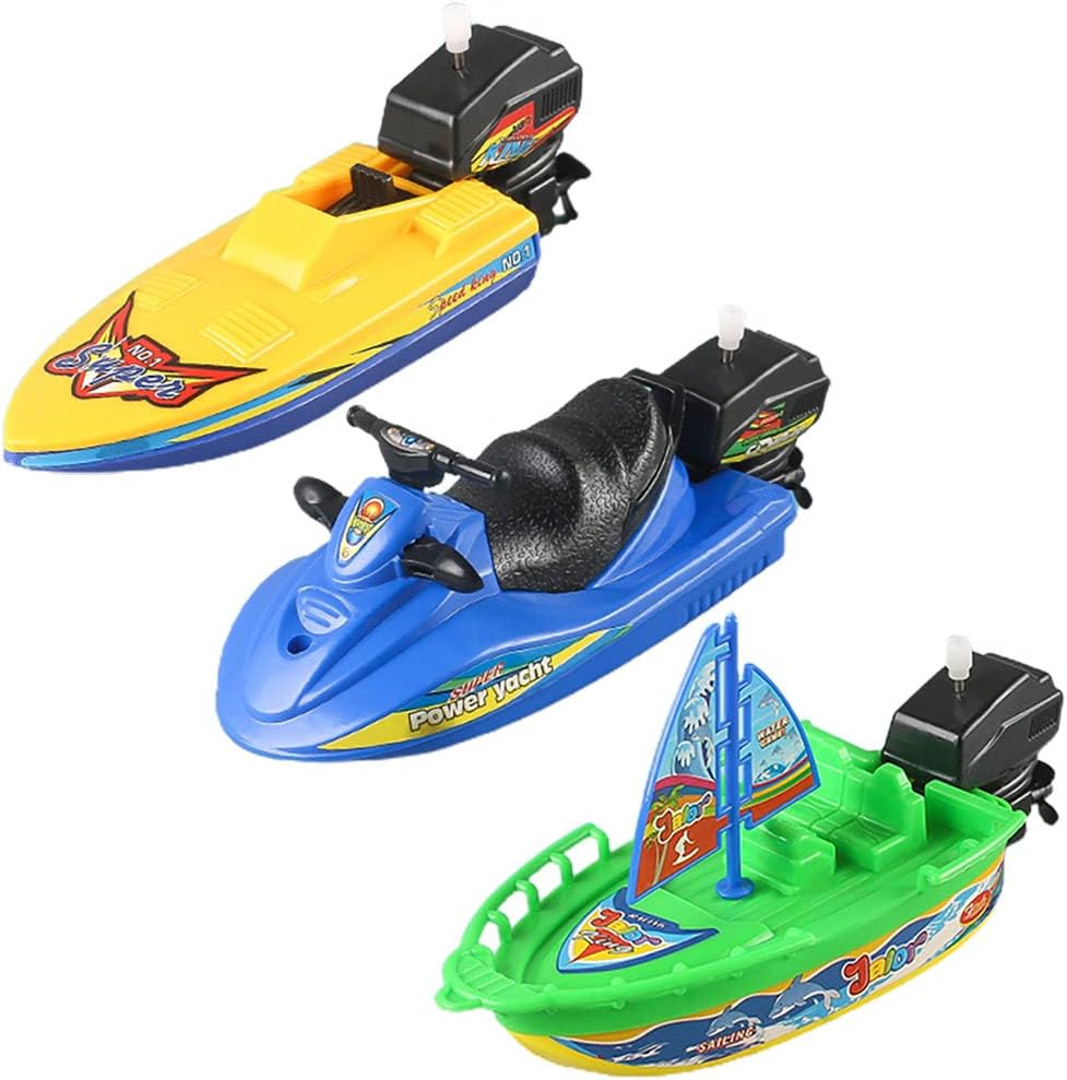 Wind-up Boat Bath Toy - Instant Fun & Play!