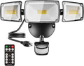 Plug in Flood Light Outdoor 55W 5500lm Motion Sensor - Bright Security
