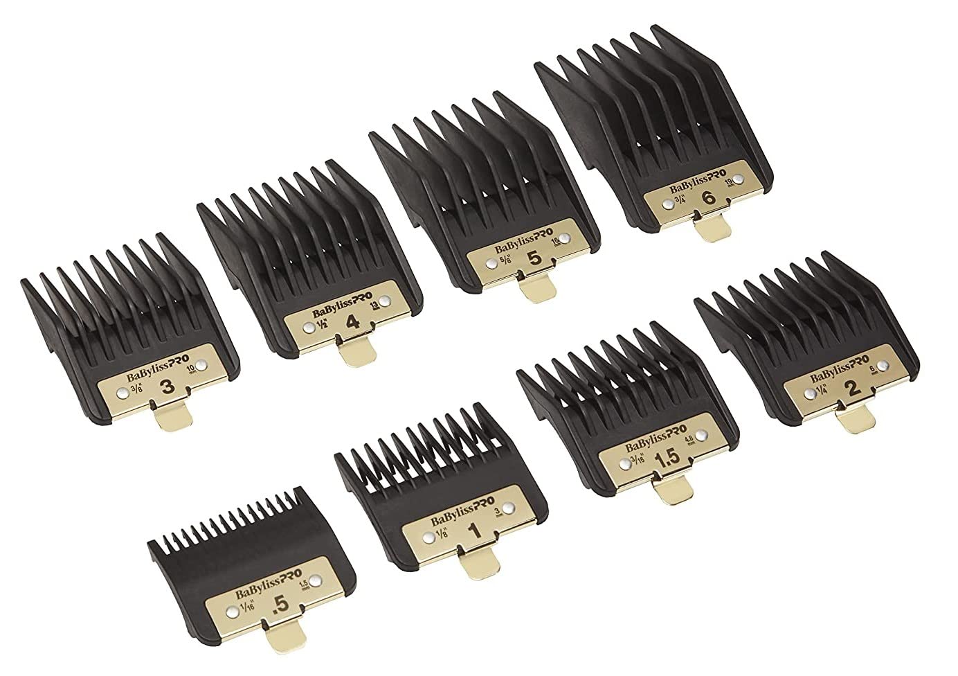 BaBylissPRO Clipper Guards for Precision Hair Cutting Needs