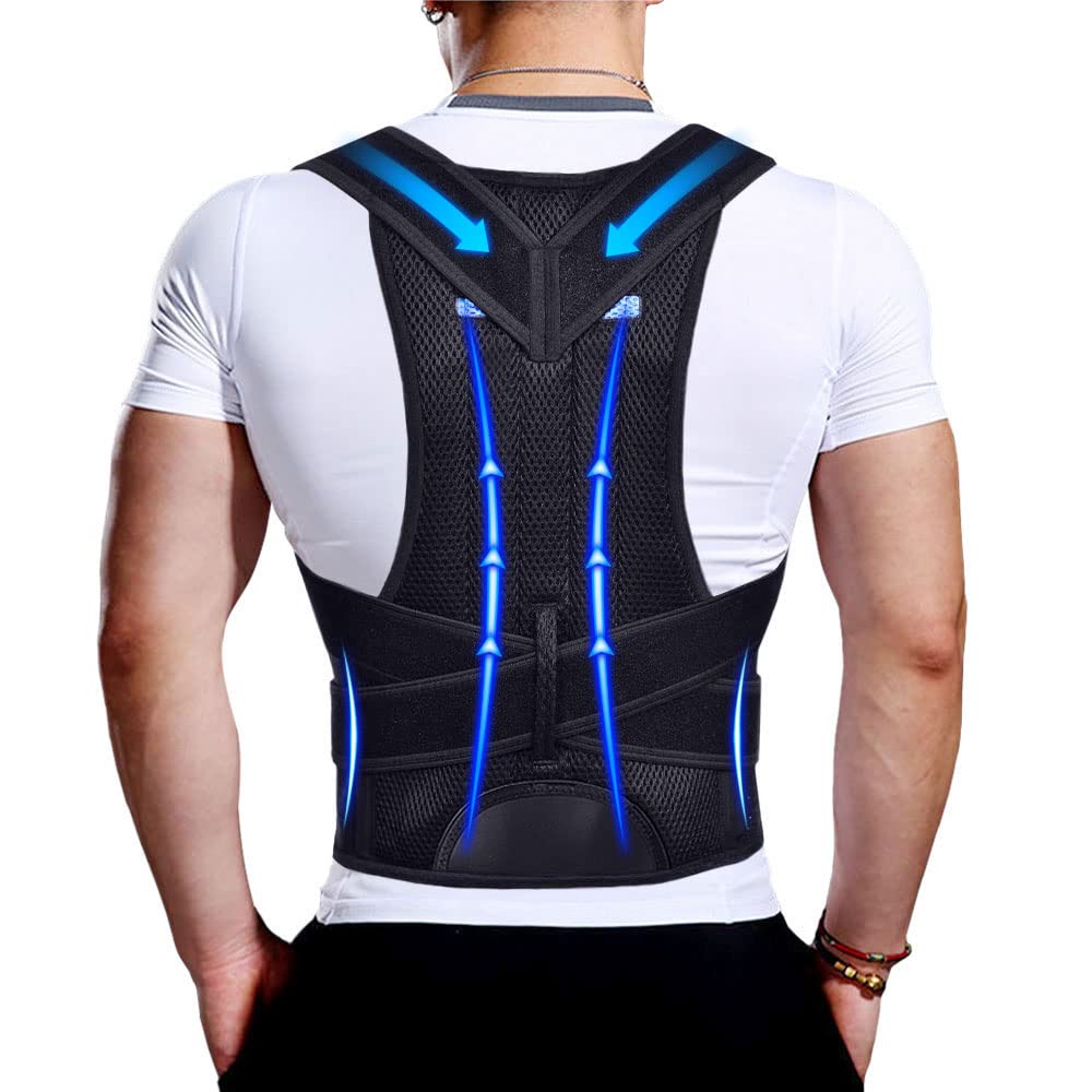 Upgraded Posture Corrector Back Brace for Pain Relief and Support