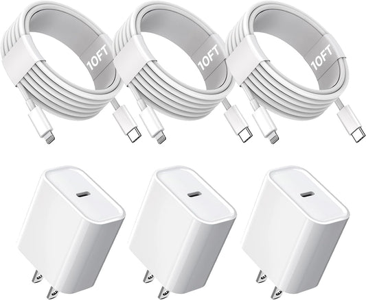 10FT Fast Charging iPhone Cable Bundle - TrimDish