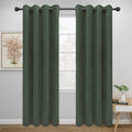 Easy-Going Blackout Curtains 52x84 in Greyish Green - Room Darkening