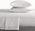 Saturday Park Pink Hearts Full Sheet Set - Organic Cotton Sheets