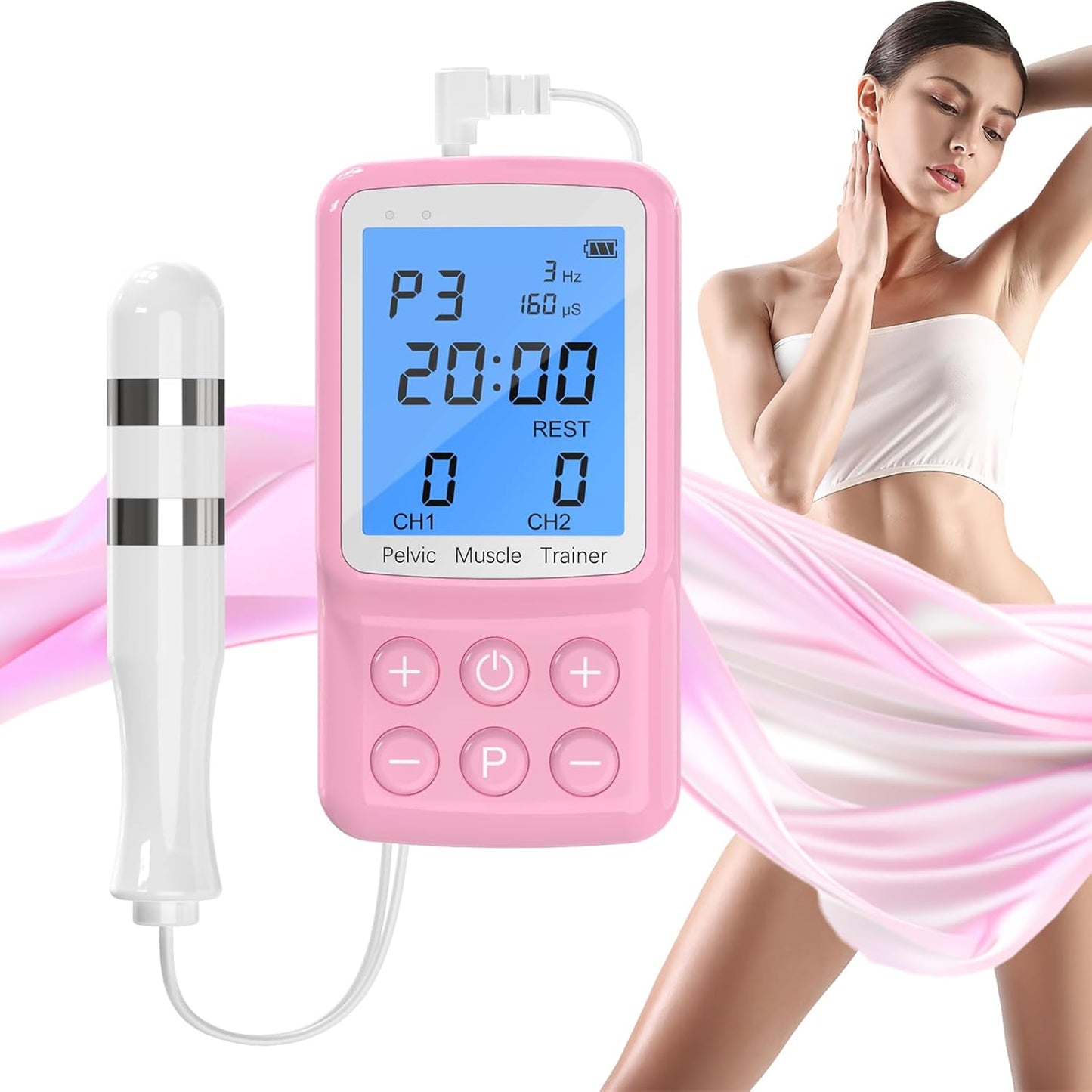 Kegel Exerciser for Women - Electric Pelvic Floor Strengthening Device