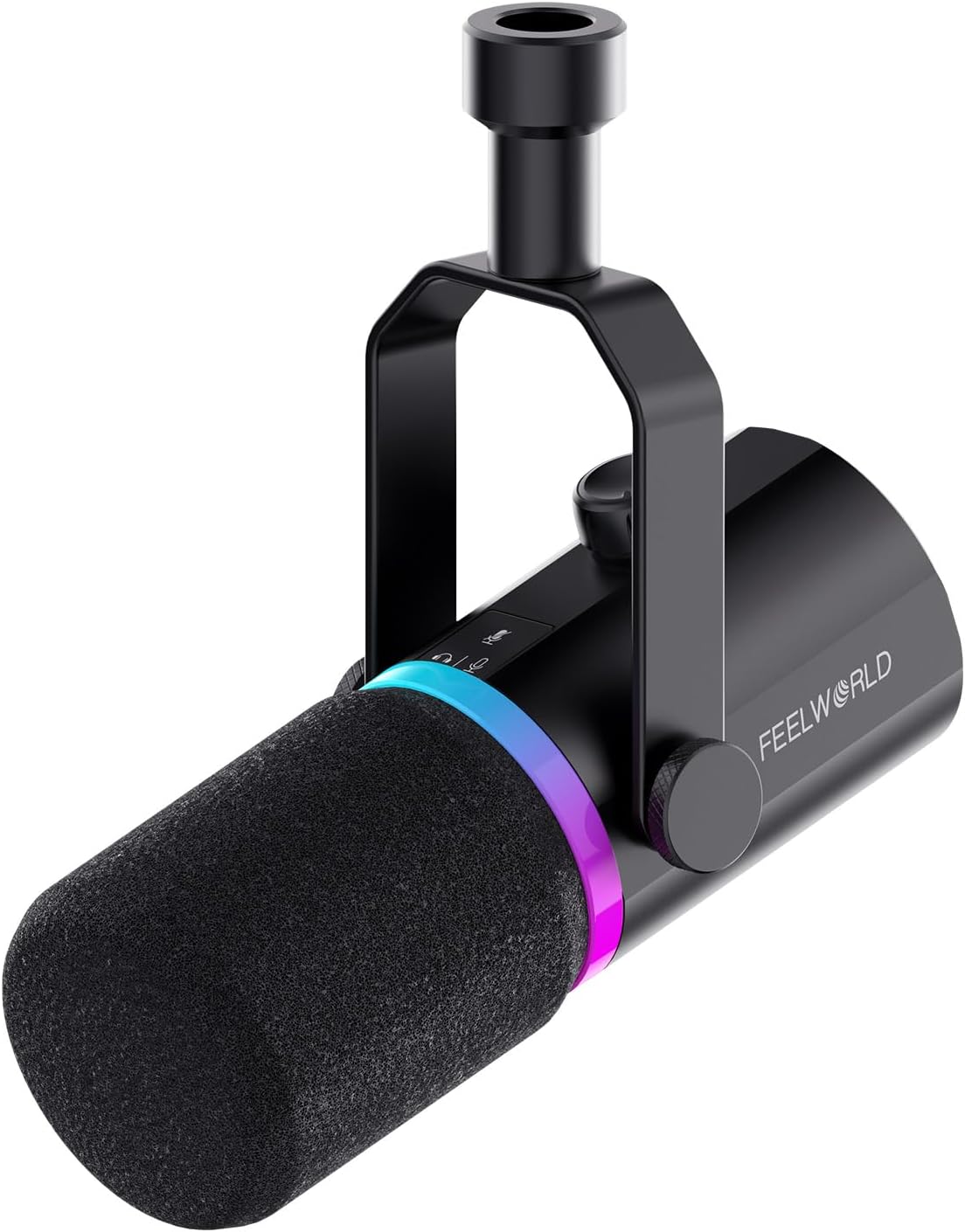 FEELWORLD PM1 Dynamic Microphone for Podcast and Streaming
