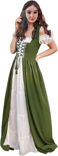 Renaissance Costume Women Medieval Dress Ren Faire Pirate Irish