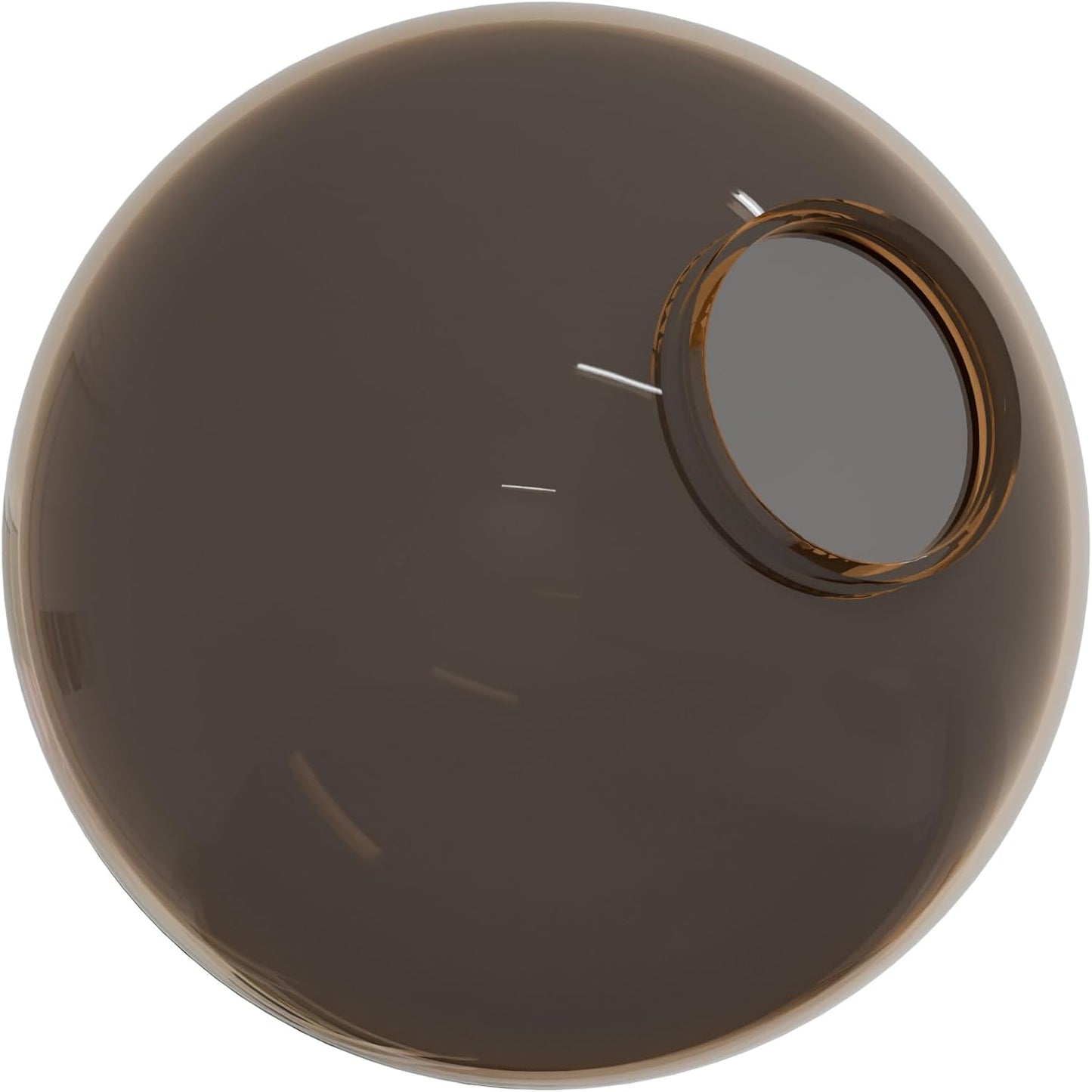 KastLite 12in Bronze Acrylic Lamp Post Globe for Outdoor Use