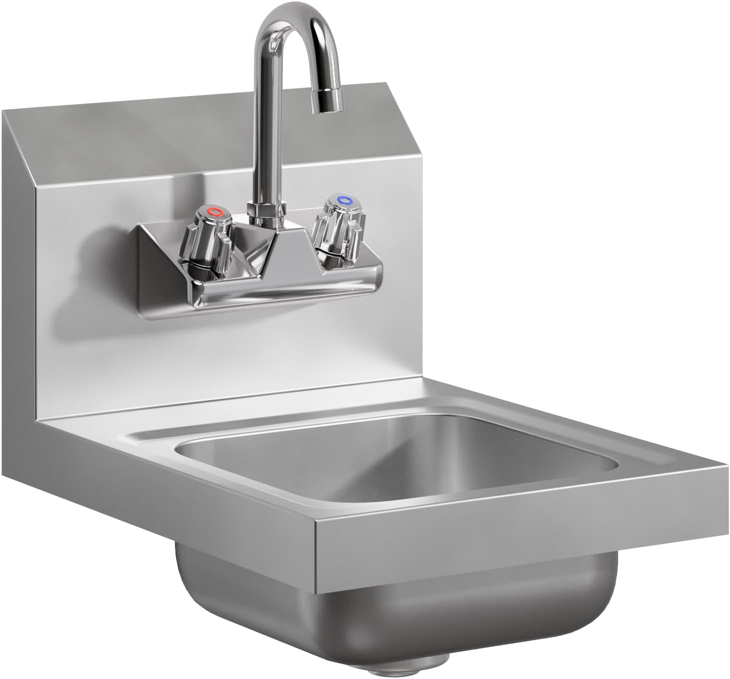 AmGood Stainless Steel Wall Mount Hand Sink for Efficient Washing