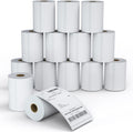 4x6 Direct Thermal Blank Shipping Labels 80 Rolls - Perforated 4x6