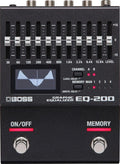 BOSS EQ-200 Graphic Equalizer with Dual 10-Band EQs for Sound