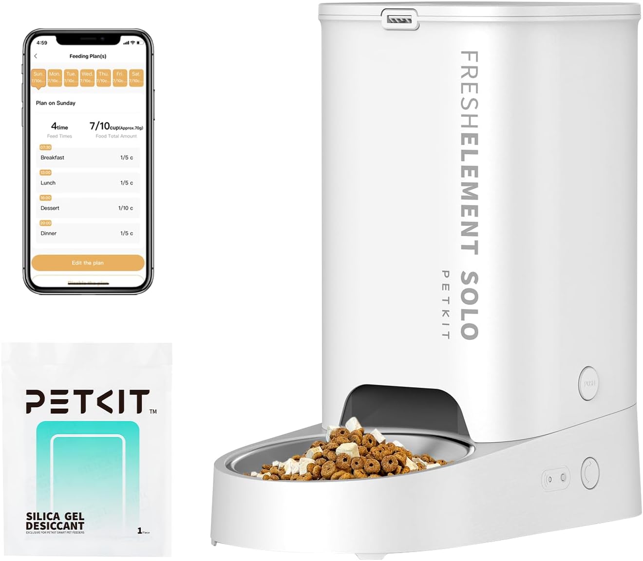 PETKIT Automatic Cat Feeder with Smart App Control and Alerts