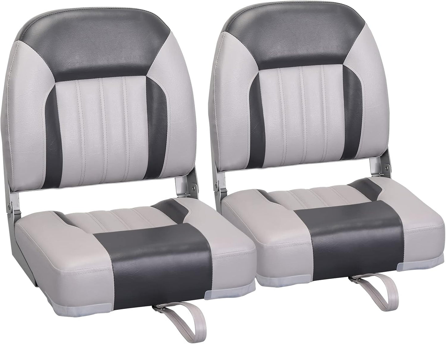 Elite Low/High Back Folding Fishing Boat Seat for Comfort