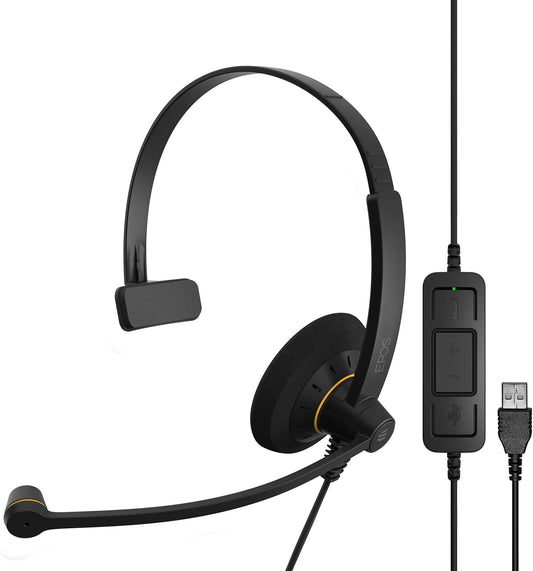 EPOS SC 30 USB ML Headset - HD Sound & Noise-Cancelling | Skype for Business