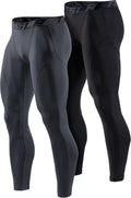 TSLA Men's Thermal Compression Pants - Warm Athletic Base Layer