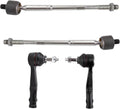 TRQ Front Inner & Outer Tie Rod Set for 2017-2020 Jeep Compass - 4