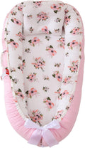 Portable Soft Cotton Lounger for Co-Sleeping Babies