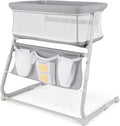 BABY JOY Bassinet Bedside Crib with Adjustable Height - Safe