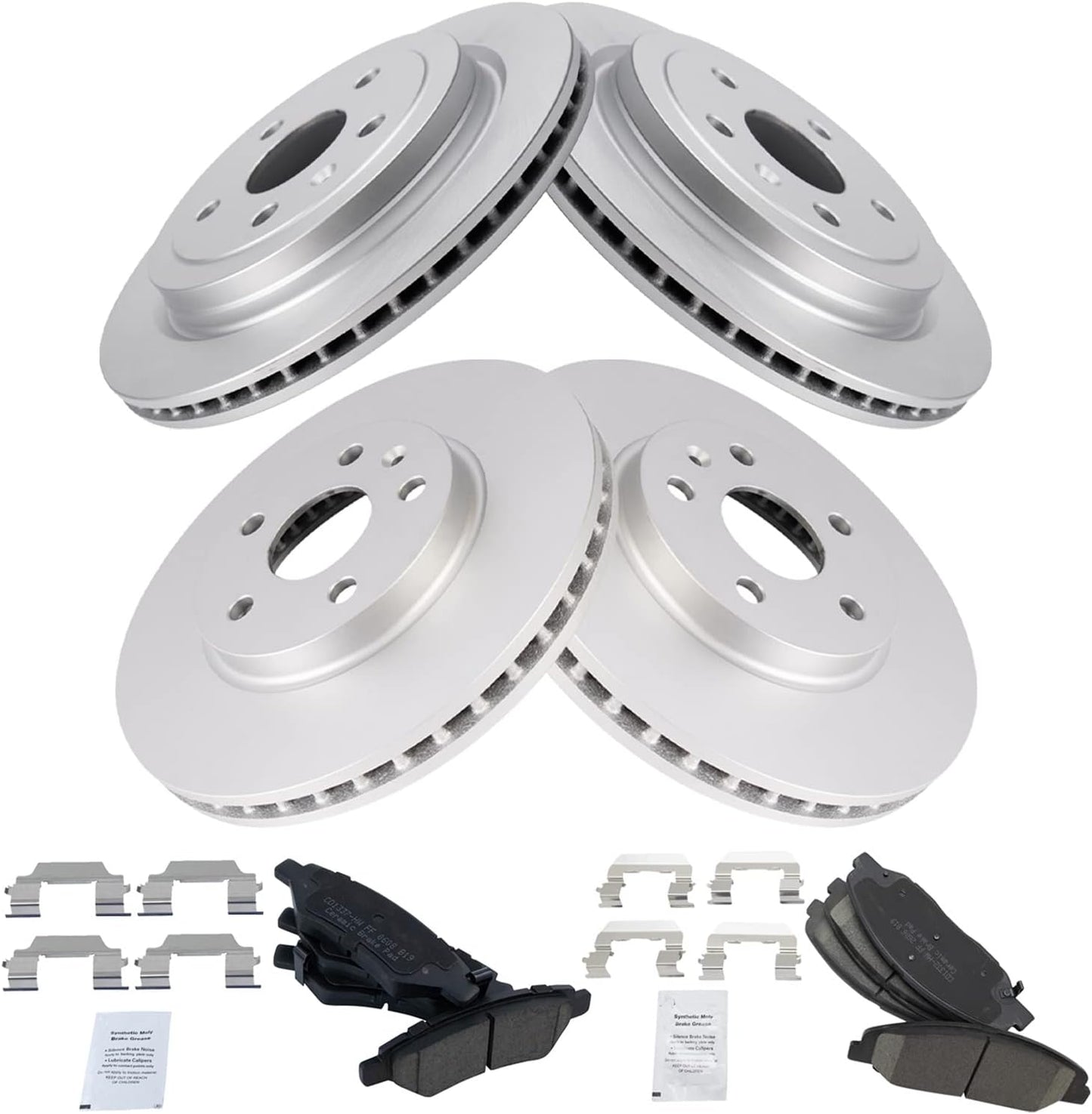 Premium Brake Pad & Rotor Kit for 2008-2014 Cadillac CTS
