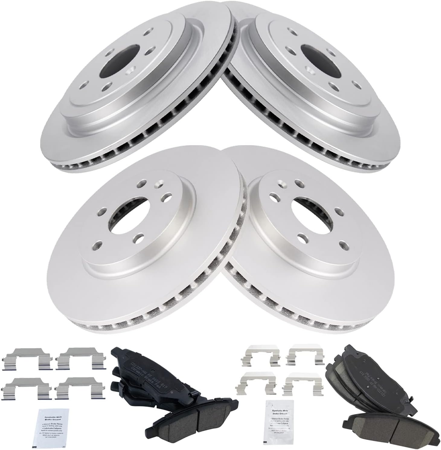 Premium Brake Pad & Rotor Kit for 2008-2014 Cadillac CTS