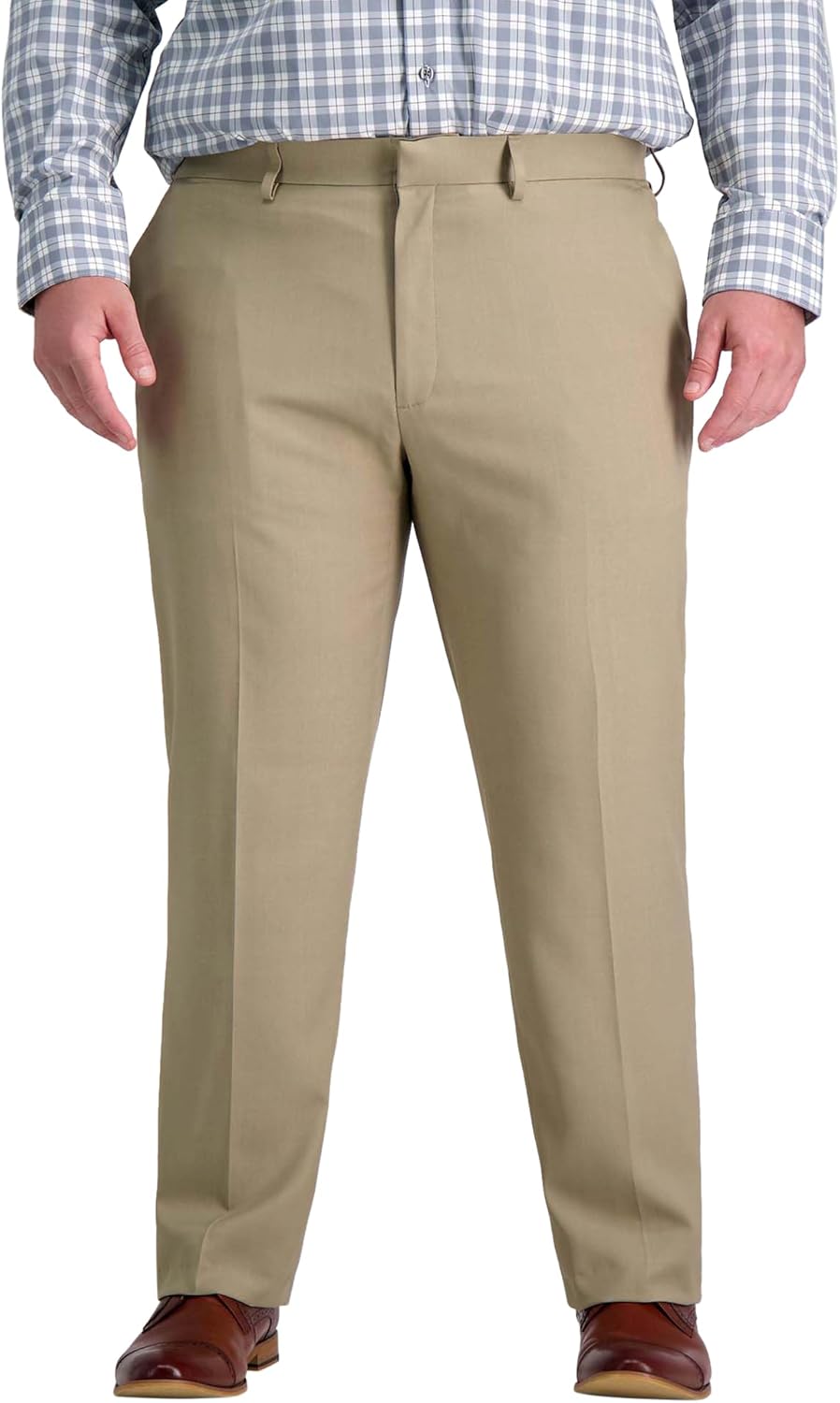 Haggar Mens Premium Comfort Dress Pant for Stylish Versatility