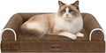 Small Dog Bed Orthopedic Washable XXS - Cozy Bolster Support