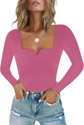 Chunpin Women's Long Sleeve Bodysuit for Trendy Everyday Looks