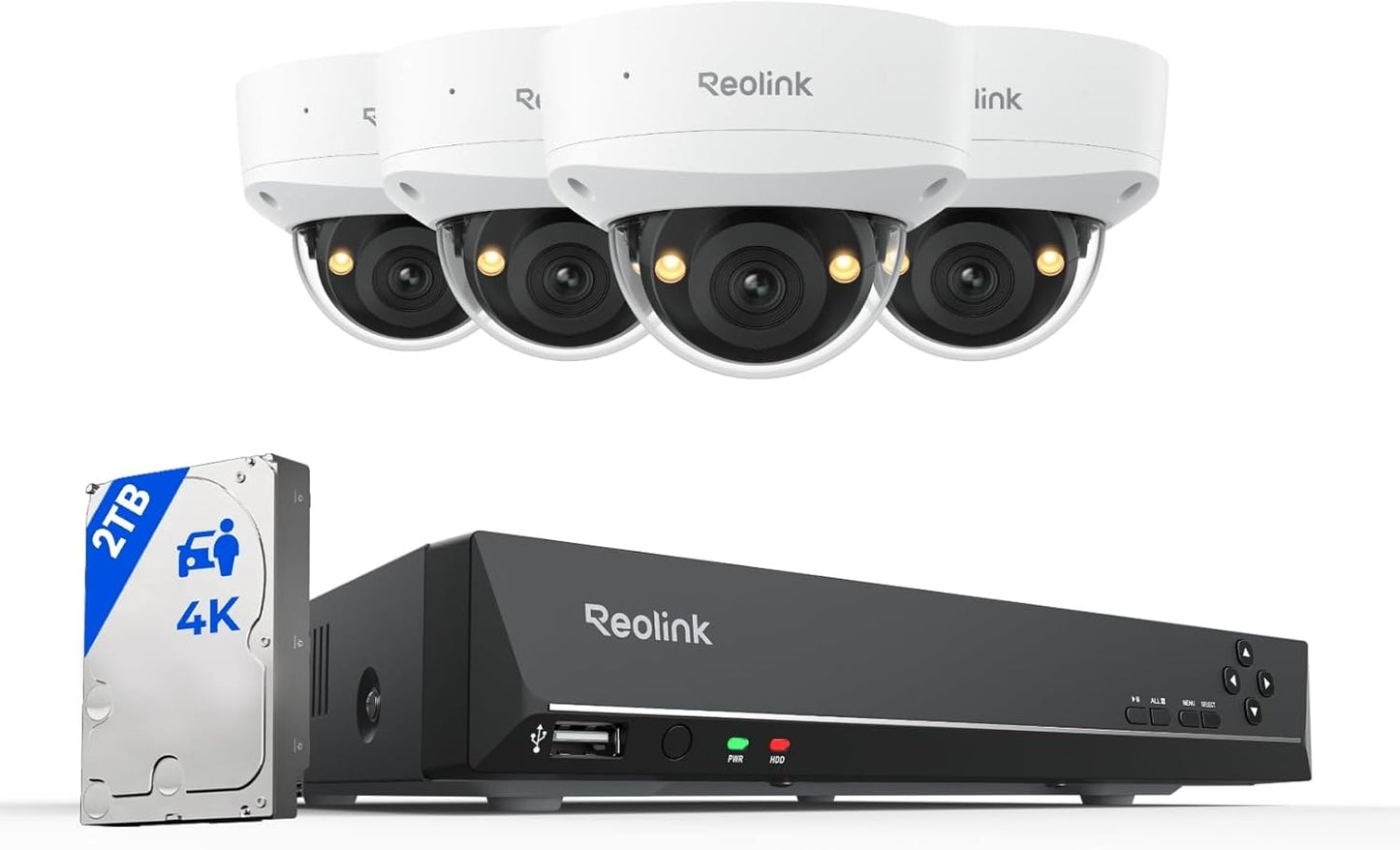 REOLINK 4K Security Camera System with Color Night Vision