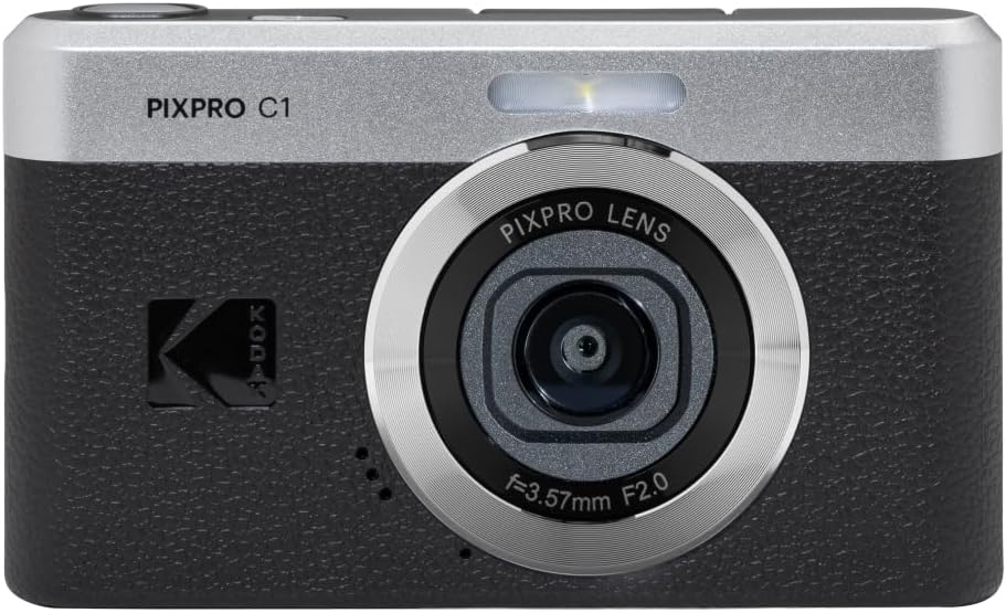 KODAK PIXPRO C1 Compact Digital Camera with 4X Zoom and HD Video