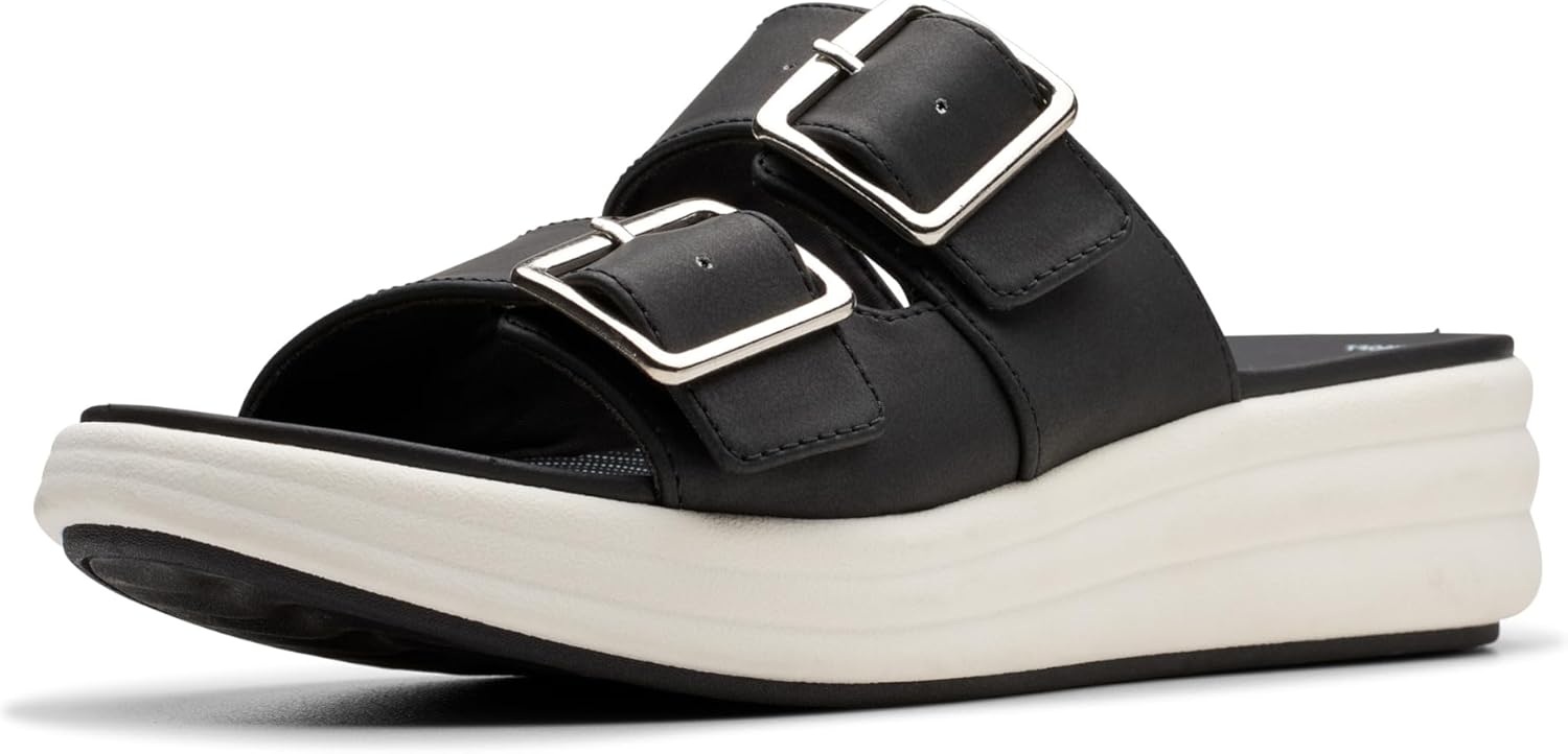Clarks womens Drift Buckle Sandals for Ultimate Comfort