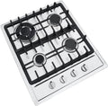 23in Gas Cooktop Sealed Stainless Steel 4 Burners - Built-In