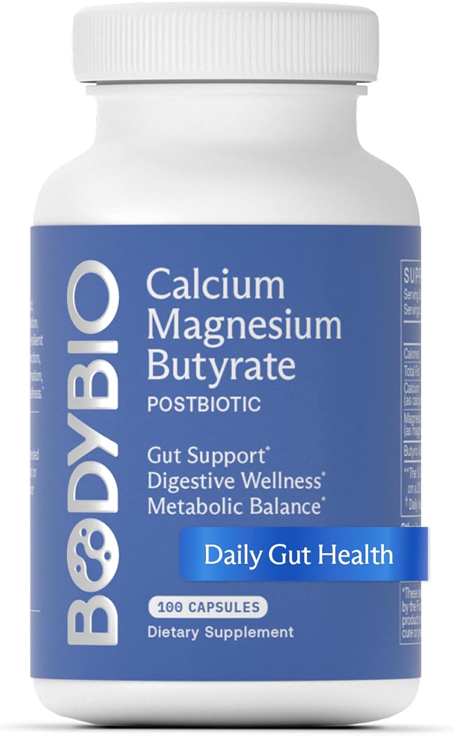 BodyBio Butyrate for Gut Health and Digestive Support Relief